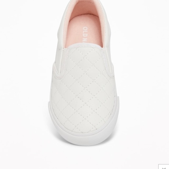 Quilted Faux-Leather Slip-Ons for Toddler Girls - Picture 2 of 6